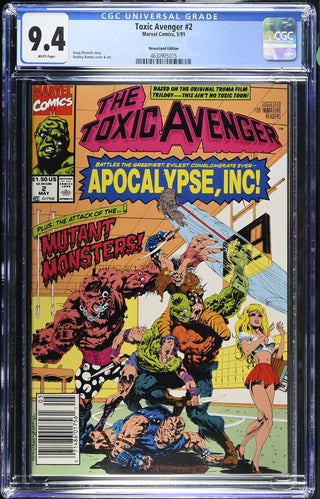 Toxic Avenger #2 (5/91) Graded CGC 9.4 Newsstand Edition