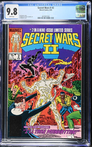 Secret Wars II #2 (8/85) Graded CGC 9.8
