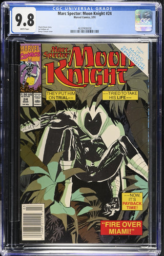 Marc Spector: Moon Knight #24 (3/91) Graded CGC 9.8