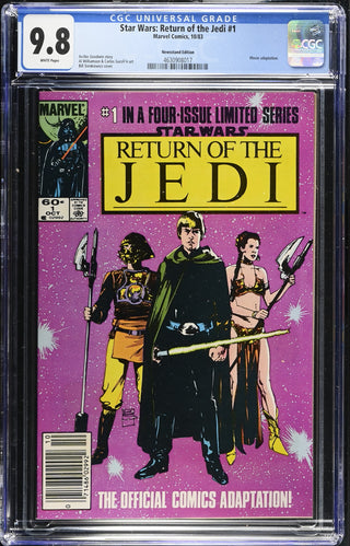 Star Wars: Return of the Jedi #1 (10/83) Graded CGC 9.8 Newsstand Edition