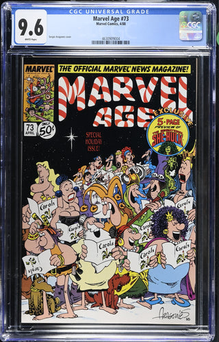 Marvel Age #73 (4/88) Graded CGC 9.6