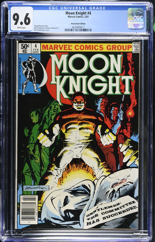 Moon Knight #4 (2/81) Graded CGC 9.6 Newsstand Edition