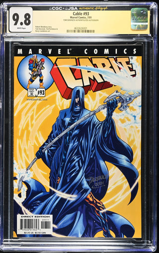 Cable #93 signed by Tom Derenick (7/01) Graded CGC 9.8