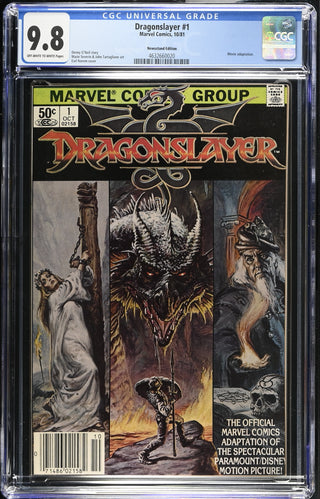 Dragonslayer #1 (10/81) Graded CGC 9.8 Newsstand Edition