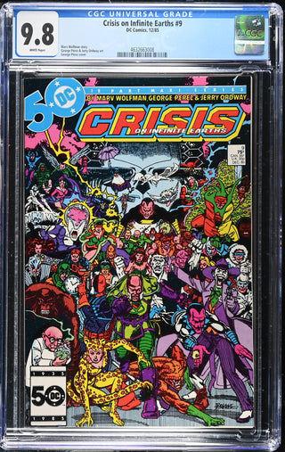 Crisis on Infinite Earths #9 (12/85) Graded CGC 9.8