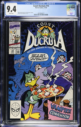 Count Duckula #14 (11/90) Graded CGC 9.4