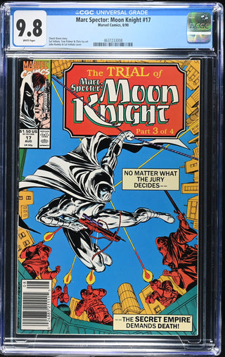 Marc Spector: Moon Knight #17 (8/90) Graded CGC 9.8