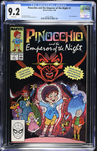 Pinocchio and the Emperor of the Night #1 (3/88) Graded CGC 9.2