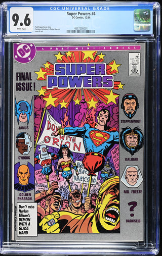 Super Powers #4 (12/86) Graded CGC 9.6
