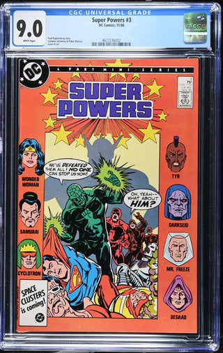 Super Powers #3 (11/86) Graded CGC 9