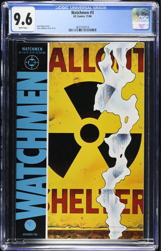 Watchmen #3 (11/86) Graded CGC 9.6