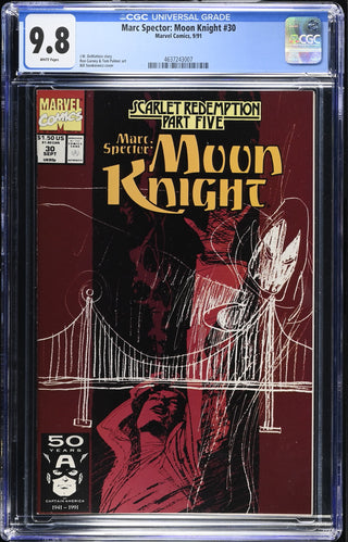 Marc Spector: Moon Knight #30 (9/91) Graded CGC 9.8