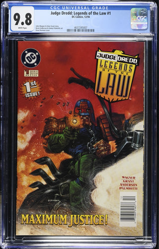 Judge Dredd: Legends of the Law #1 (12/94) Graded CGC 9.8