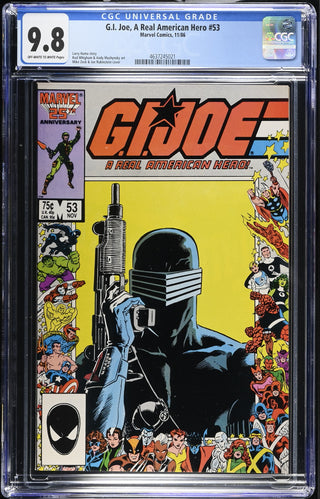 G.I. Joe, A Real American Hero #53 (11/86) Graded CGC 9.8
