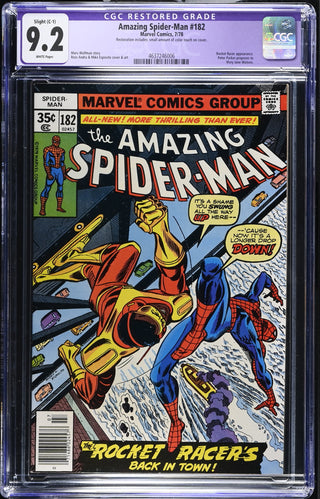 Amazing Spider-Man #182 (7/78) Graded CGC 9.2