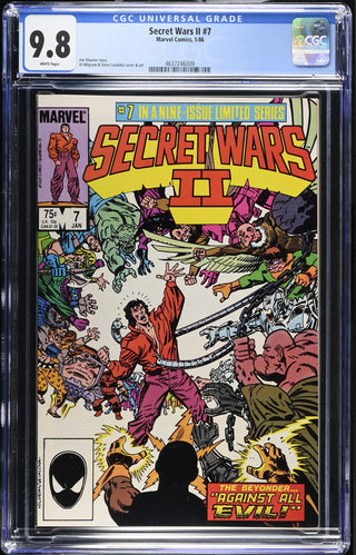 Secret Wars II #7 (1/86) Graded CGC 9.8