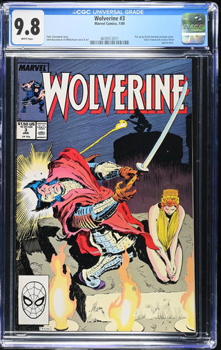 Wolverine #3 (1/89) Graded CGC 9.8