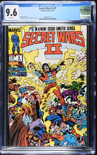 Secret Wars II #9 (3/86) Graded CGC 9.6