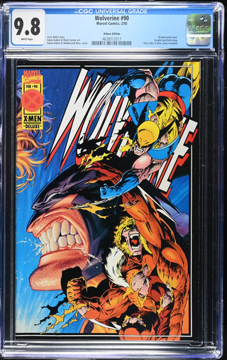 Wolverine #90 (2/95) Graded CGC 9.8 Deluxe Edition