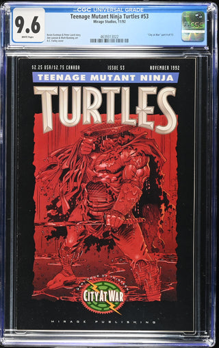 Teenage Mutant Ninja Turtles #53 (11/92) Graded CGC 9.6