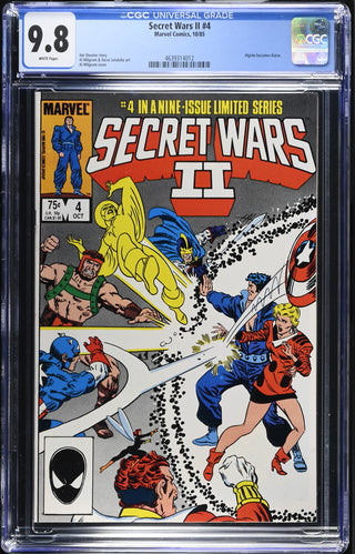 Secret Wars II #4 (10/85) Graded CGC 9.8