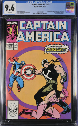 Captain America #363 (12/89) Graded CGC 9.6