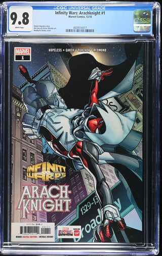 Infinity Wars: Arachknight #1 (12/18) Graded CGC 9.8