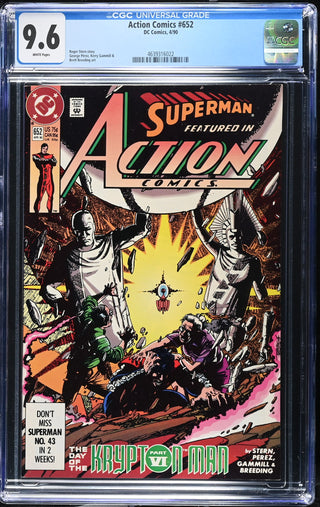Action Comics #652 (4/90) Graded CGC 9.6