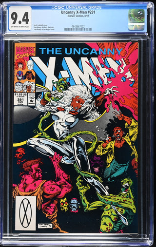 Uncanny X-Men #291 (8/92) Graded CGC 9.4