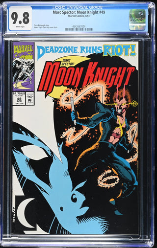 Marc Spector: Moon Knight #49 (4/93) Graded CGC 9.8