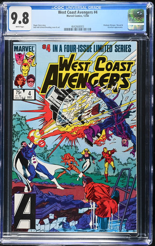 West Coast Avengers #4 (12/84) Graded CGC 9.8