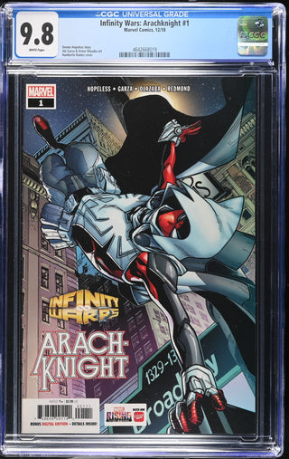 Infinity Wars: Arachknight #1 (12/18) Graded CGC 9.8