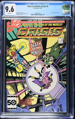 Crisis on Infinite Earths #4 (7/85) Graded CGC 9.6