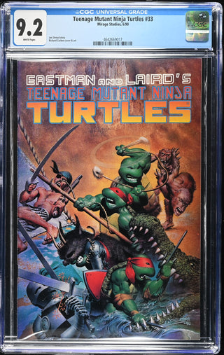Teenage Mutant Ninja Turtles #33 (6/90) Graded CGC 9.2