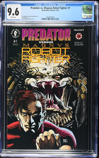 Predator vs. Magnus Robot Fighter #1 (11/92) Graded CGC 9.6