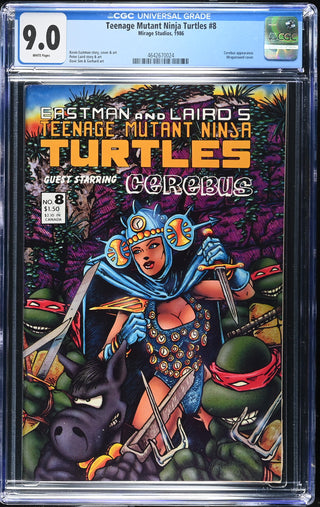 Teenage Mutant Ninja Turtles #8 (1986) Graded CGC 9