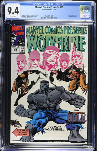 Marvel Comics Presents #59 (1990) Graded CGC 9.4