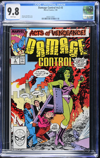 Damage Control #v2 #3 (1/90) Graded CGC 9.8
