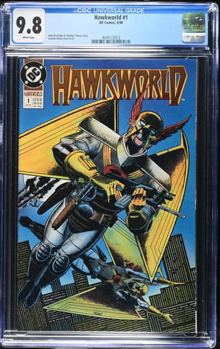 Hawkworld #1 (6/90) Graded CGC 9.8