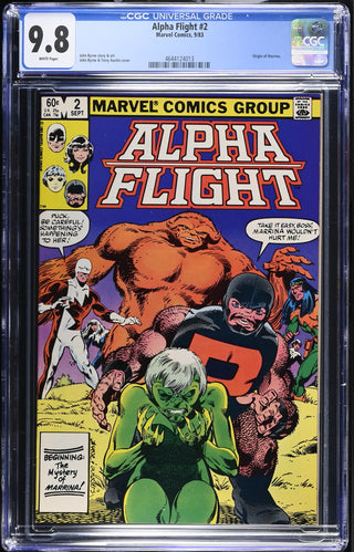Alpha Flight #2 (9/83) Graded CGC 9.8