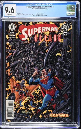 Superman/Aliens 2: God War #2 (7/02) Graded CGC 9.6