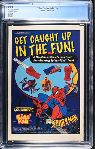 Silver Surfer #v3 #120 (9/96) Graded CGC 9.6
