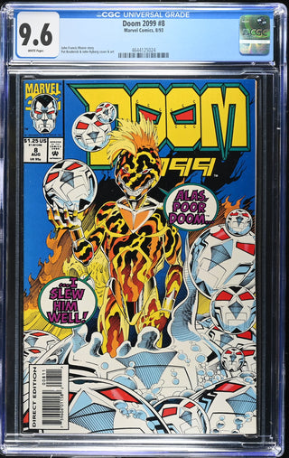 Doom 2099 #8 (8/93) Graded CGC 9.6