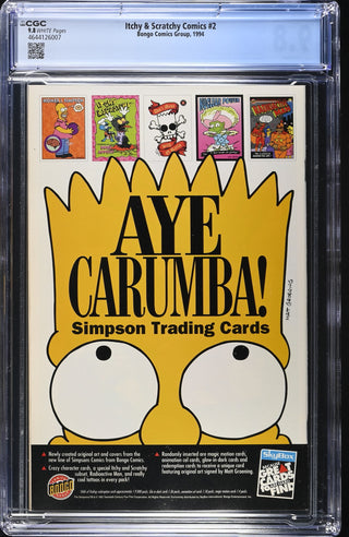 Itchy & Scratchy Comics #2 (1994) Graded CGC 9.8