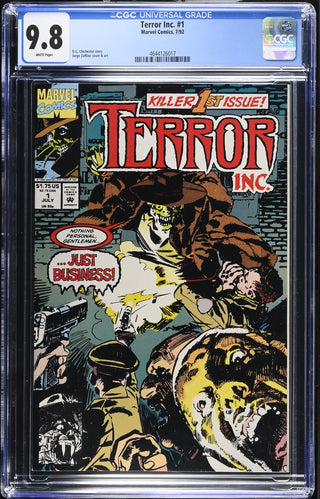 Terror Inc. #1 (7/92) Graded CGC 9.8