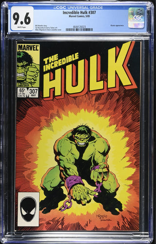 Incredible Hulk #307 (5/85) Graded CGC 9.6
