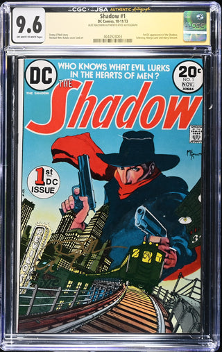 Shadow #1 (10-11/73) Signed by Alec Baldwin Graded CGC x JSA 9.6