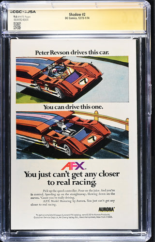 Shadow #2 (12/73-1/74) Signed by Alec Baldwin Graded CGC x JSA 9.6