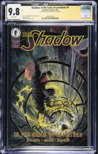 Shadow: In the Coils of Leviathan #4 (4/94) signed by Alec Baldwin Graded CGC 9.8