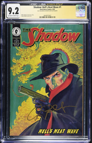 Shadow: Hell's Heat Wave #1 (4/95) signed by Alec Baldwin Graded CGC 9.2
